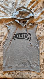 Canotta Boxe Uomo con Cappuccio OUTSHOCK Grigia