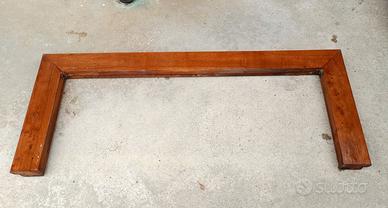 fascia legno cappa camino