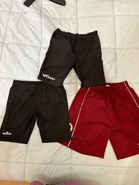 Pantaloncini sportivi tris