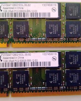 Ram 2x 1gb ddr2