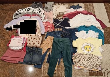 Box vestiti bambina 3 - 4 anni