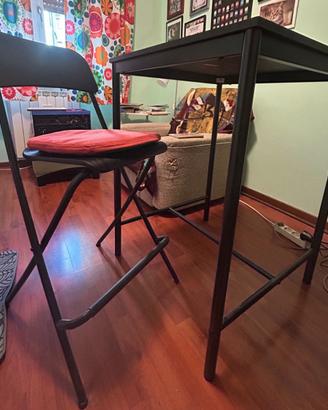 Tavolo alto con sgabello IKEA