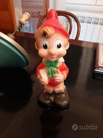 Pinocchio in gomma vintage anni 60/70