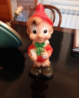 Pinocchio in gomma vintage anni 60/70