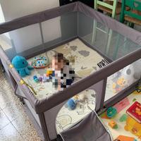 box bambini con materassino 120x120