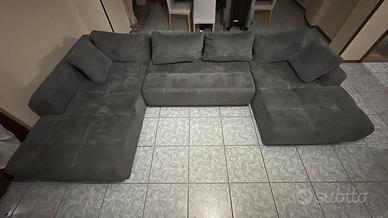 divano letto grigio