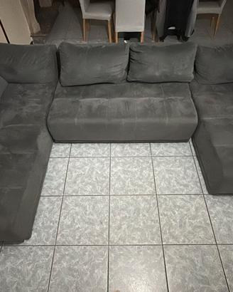 divano letto grigio