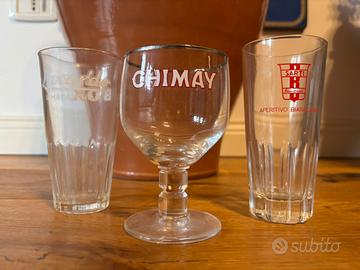 Set bicchieri amaro vintage da collezione