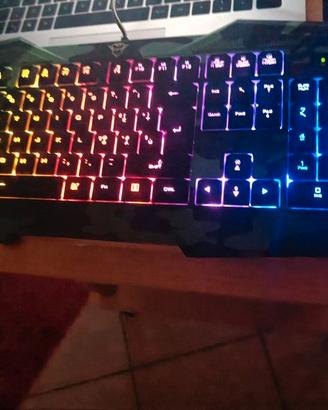 Trust gaming / tastiera da gioco illuminata