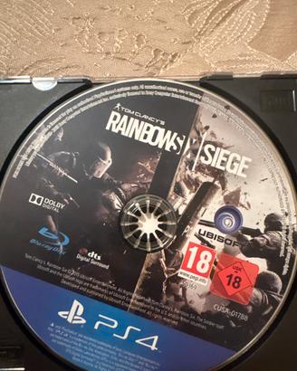 Raimbows six  siege per ps4