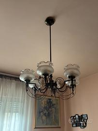 Lampadario e 2 applique