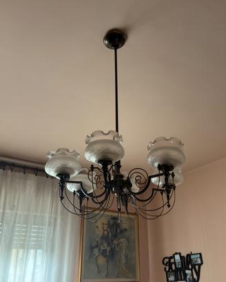 Lampadario e 2 applique