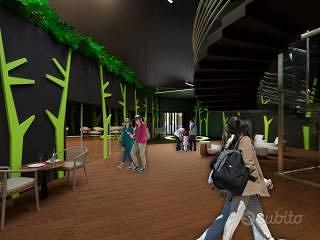 Negozio mq 326 con sei vetrine fronte via f.cervi