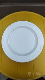 Piatto Piano Arcadia Bianco