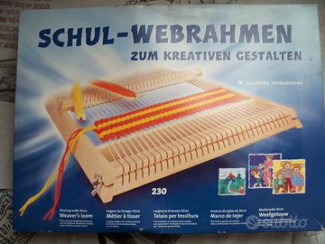 SCHUL- WEBRAHMEN  -  TELAIO A MANO