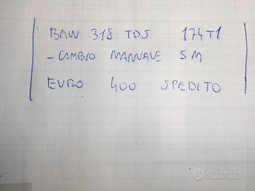 Cambio manuale 5 marce bmw 318 tds