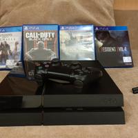 Console PlayStation 4 + 4 giochi