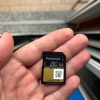 Scheda di memoria Panasonic microP2 UHS-II da 64GB