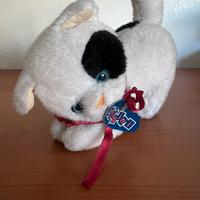 Gattino di peluche bianco e nero Trudini