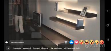 MENSOLA SLIM METAL TRAY SHELVES