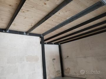 gazebo, tettoie, soppalchi, pergolati in ferro 