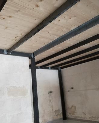 gazebo, tettoie, soppalchi, pergolati in ferro 