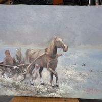 Vladimir Orloff (1887-1962) – Scena russa sulla ne