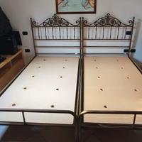 Letti singoli in ottone"Ronchetti e Porro"