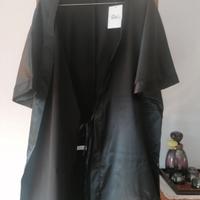 kimono raso nero