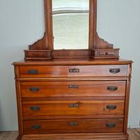 Comò con specchiera primi '900