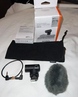 SONY ECM-G1 microfono shotgun