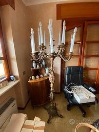 piantana 16 luci in bronzo artigianato portoghese