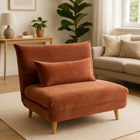 Nio divanetto piegevole 1 posto in velluto