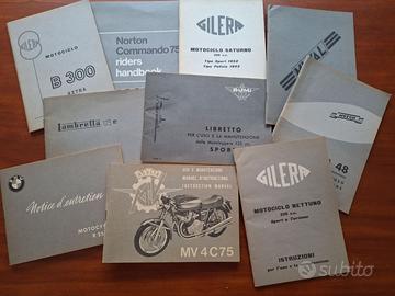 10 LIBRETTI USO E MANUTENZIONE  MOTO