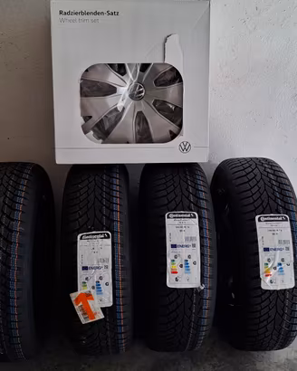 Ruote invernali complete di copricerchi 