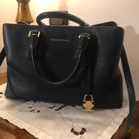 MK BORSA IN PELLE BLU