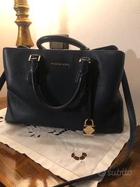 MK BORSA IN PELLE BLU