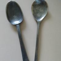 Posate antiche in peltro