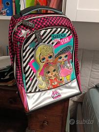 zaino scuola LoL con ruote
