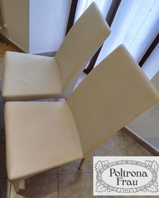 Coppia sedie Poltrona Frau modello Bina