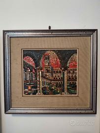 Quadro mosaico artistico vintage
