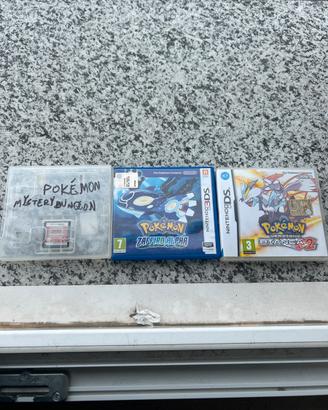 SET 3 GIOCHI POKÉMON PER NINTENDO DS / 3DS