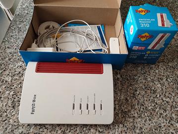 modem Fritz!Box + repetear 