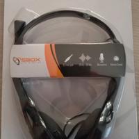 Cuffie SBOX HS-201, da gaming con cavo per PC e mi