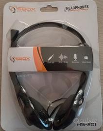 Cuffie SBOX HS-201, da gaming con cavo per PC e mi