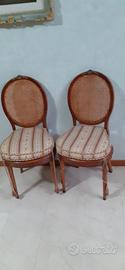 Due poltroncine midollino