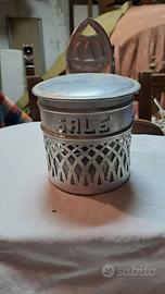 Porta Sale da Parete (Saliera) da cucina vintage.