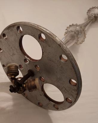Ricambi lampadario d'epoca in vetro di Murano
