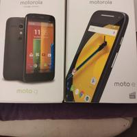 Motorola G XT1032 ed  E XT1524 entrambi 8 giga 