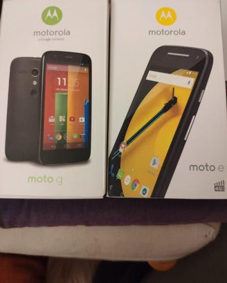 Motorola G XT1032 ed  E XT1524 entrambi 8 giga 
